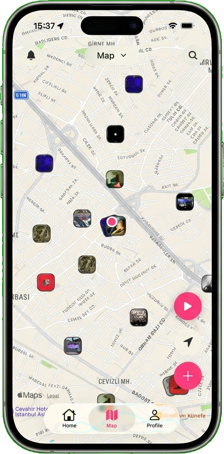 TuneSpot Map View