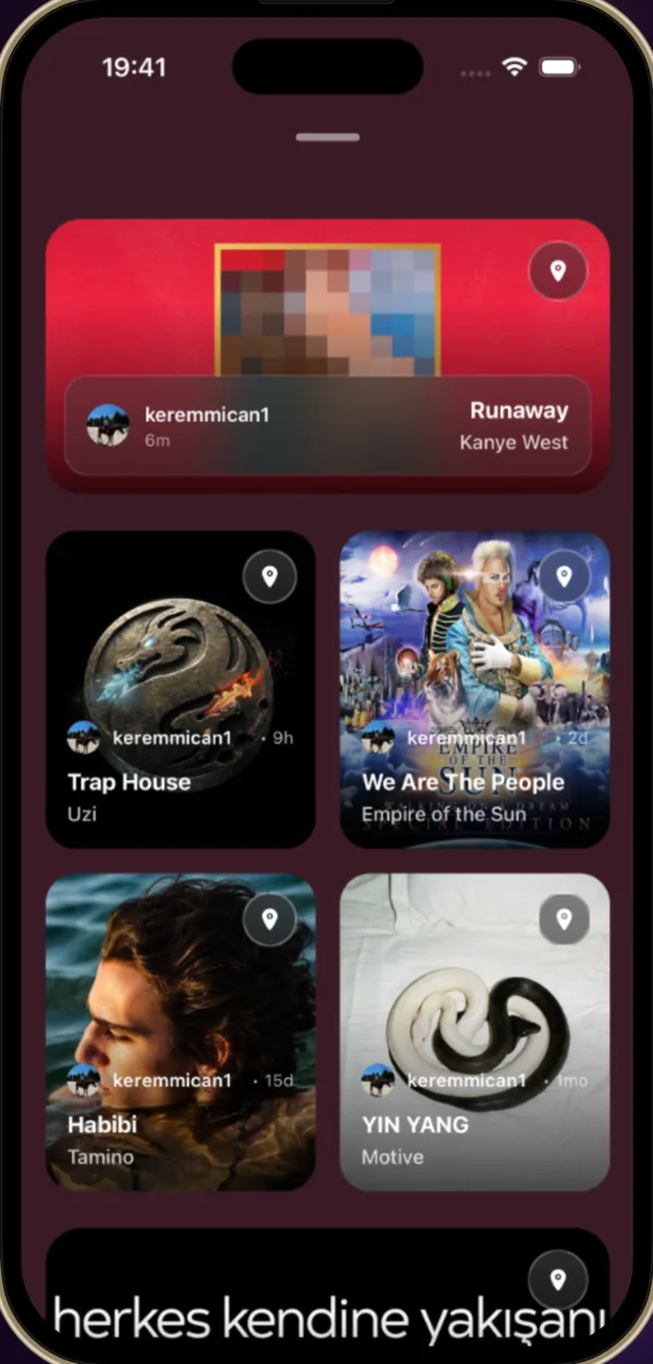 TuneSpot screen